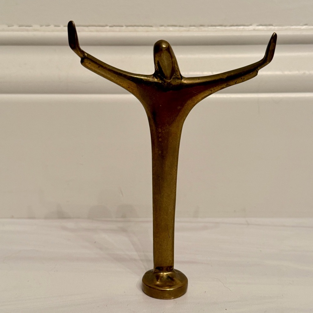 Vintage Hagenauer-Style MCM Jesus Christ Brass Figurine